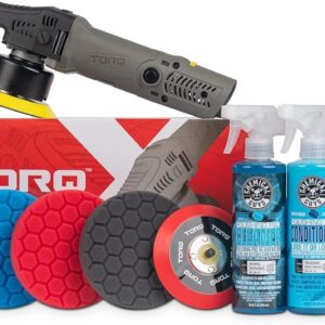 Chemical Guys BUF_503X TORQX Random Orbital Polisher, Pads, Polishes