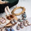 Blythe Baby Shoes Mini Toy Accessories OB22 Shoes Checker Shoes Small Cloth UFDOLL Mini Body OB24 Handmade Cowhide Shoes